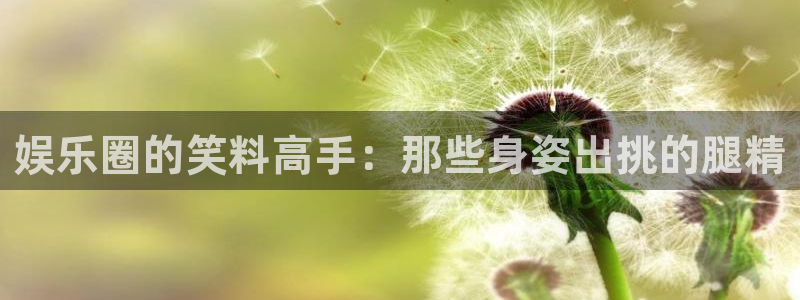 彩客网平台在线开户：娱乐圈的笑料高手：那些身姿出挑的腿精